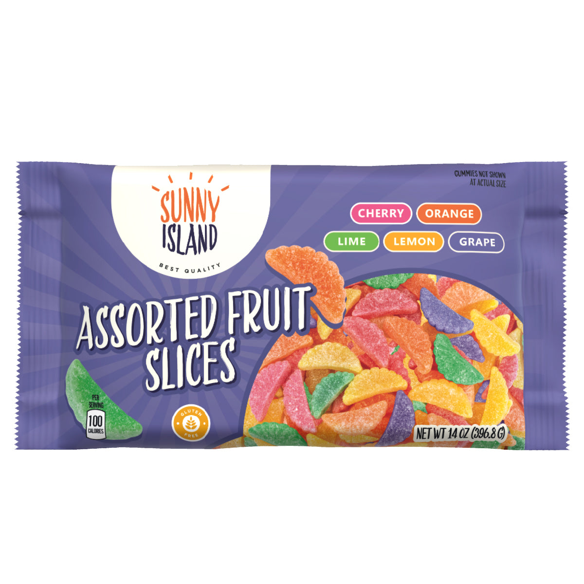Assorted Fruit Jelly Slices Candy, 14 Ounce Bag – Sunny Island Snacks