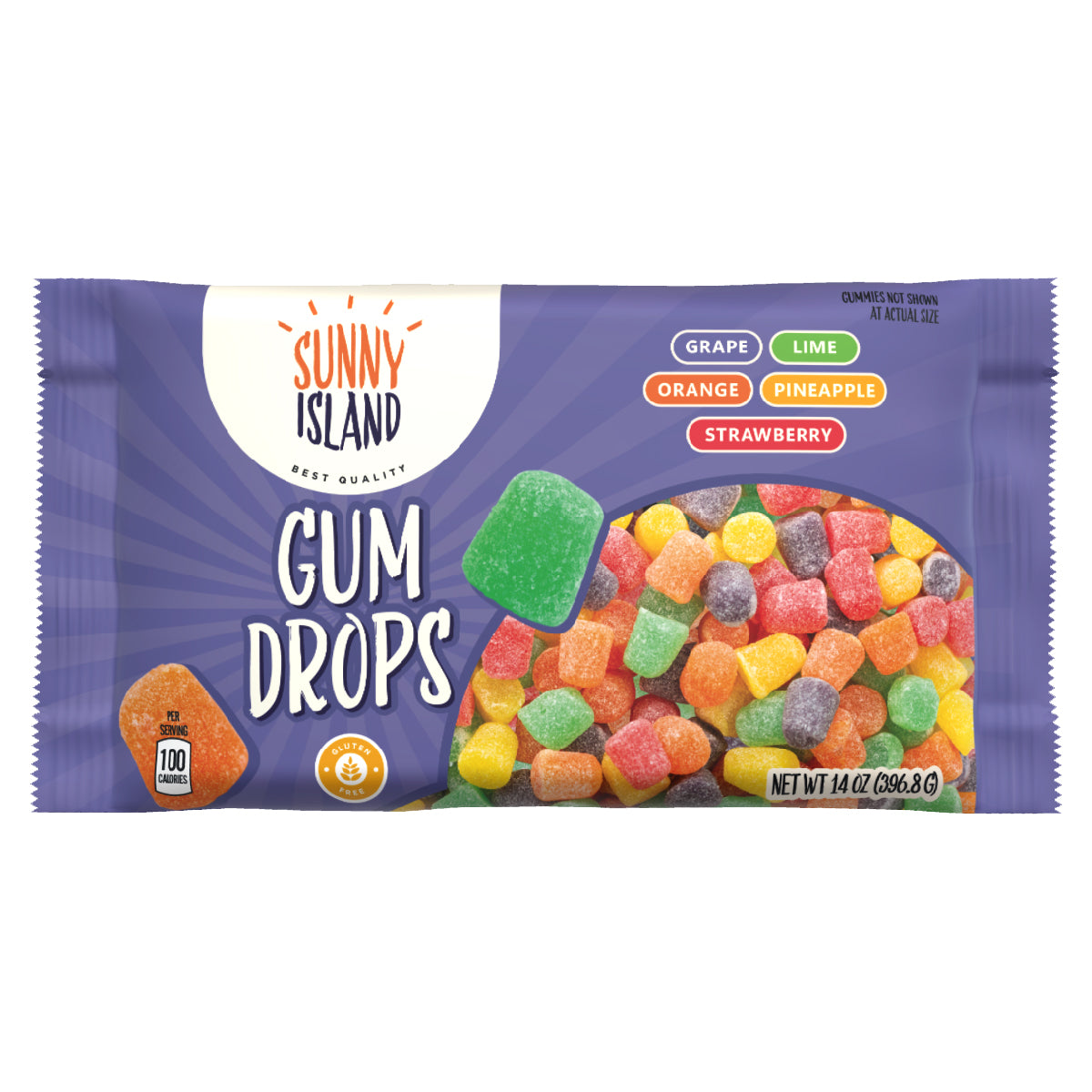 Gum Drops Classic Candy, 14 Ounce Bag – Sunny Island Snacks